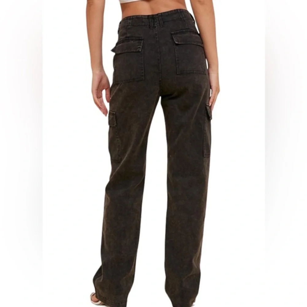 BRAND NEW STONE WASHED CARGO PANTS FEATURING DEEP POCKETS,‎ CLASSIC CARGO S/M/L